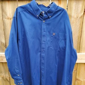 Ariat Blue Button Up Shirt